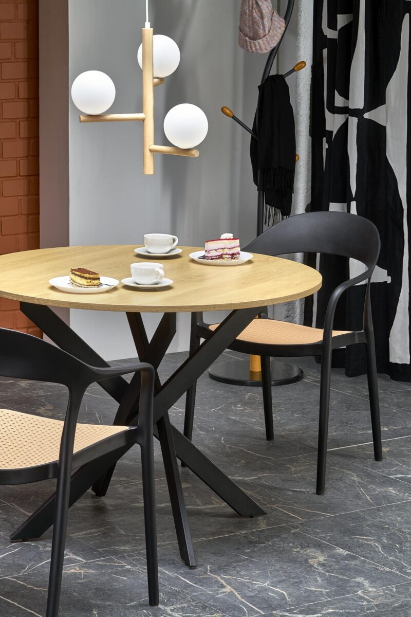 Ruokapöytä EDGAR, kultainen tammi