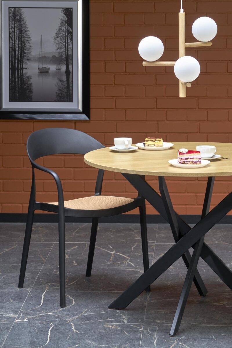 Ruokapöytä EDGAR, kultainen tammi