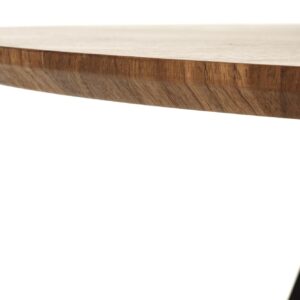 Ruokapöytä DANILO, pähkinä / musta