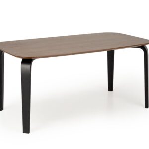 Ruokapöytä PEDRAN, pähkinäpuu / musta