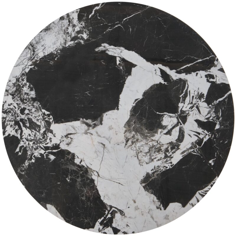 Kahvipöytä ALEXERA, musta marmor / musta