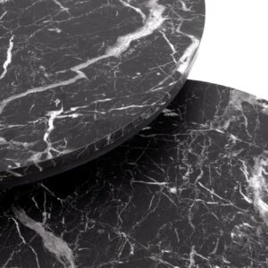 Kahvitabletti JAVO, must marmor / must