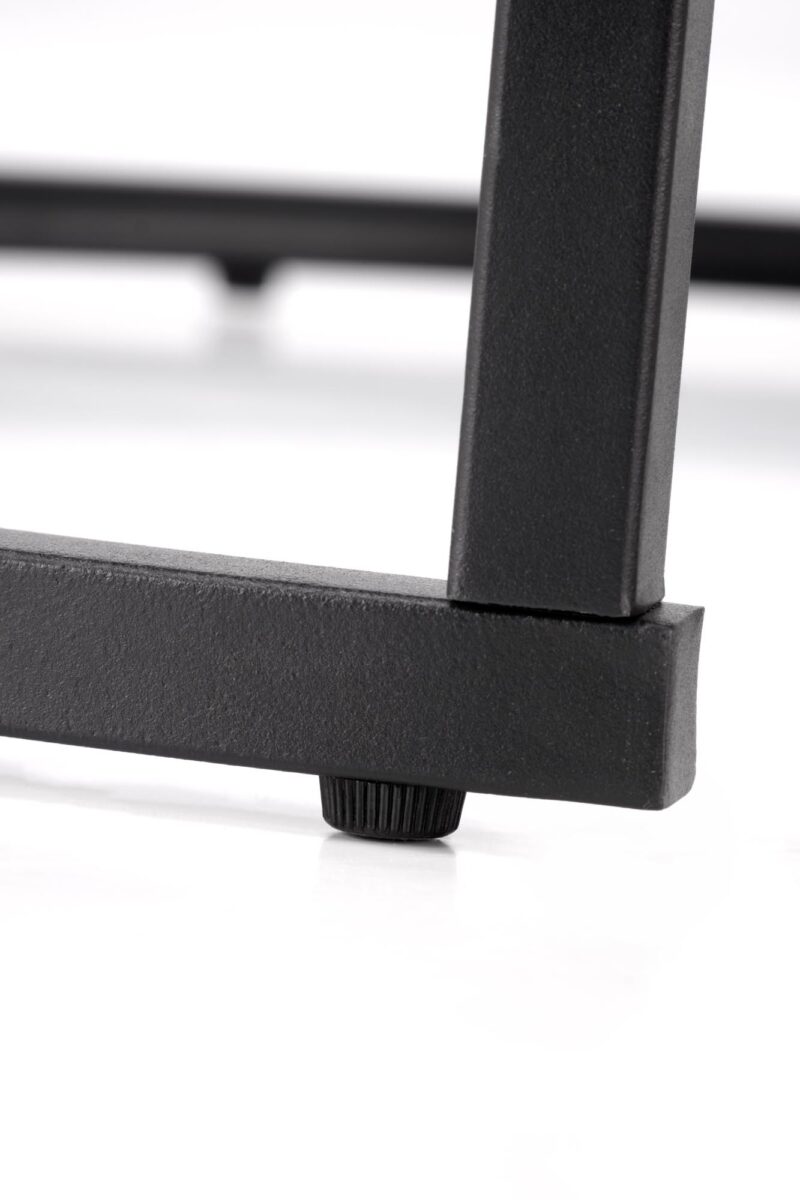 Kahvitabletti JAVO, must marmor / must