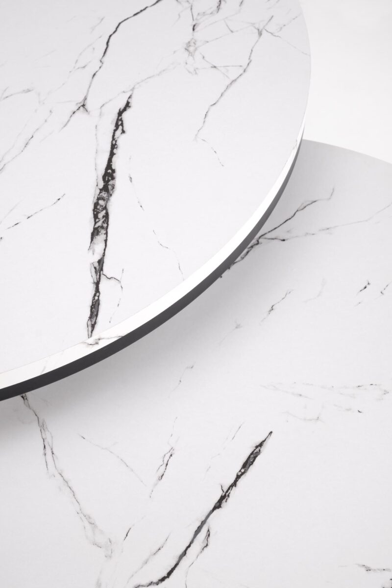 Kahvilapakkaus JAVA, valkoinen marmori / musta