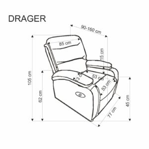 Nojatuoli DRAGER, beige
