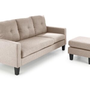 Sohva GARSON yhdessä jalkatuen kanssa, beige
