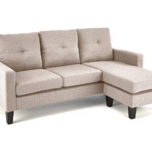 Sohva GARSON yhdessä jalkatuen kanssa, beige