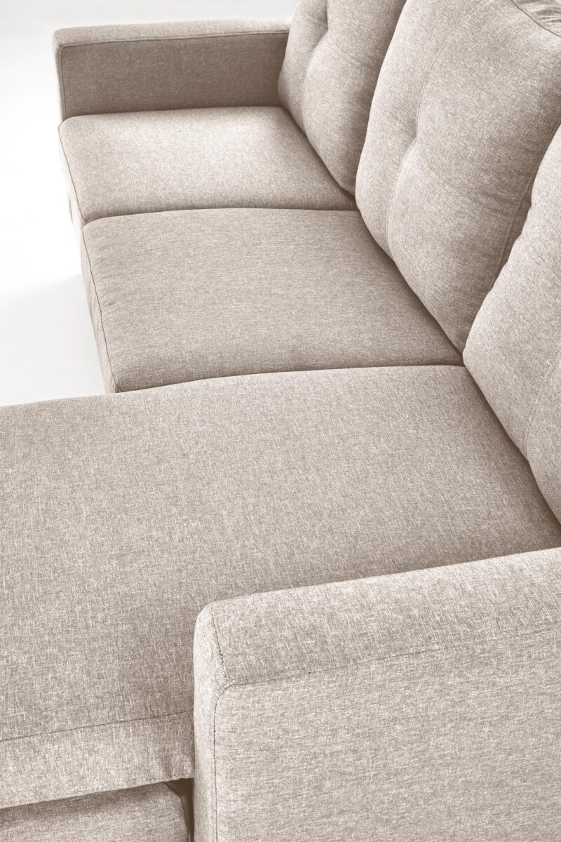 Sohva GARSON yhdessä jalkatuen kanssa, beige