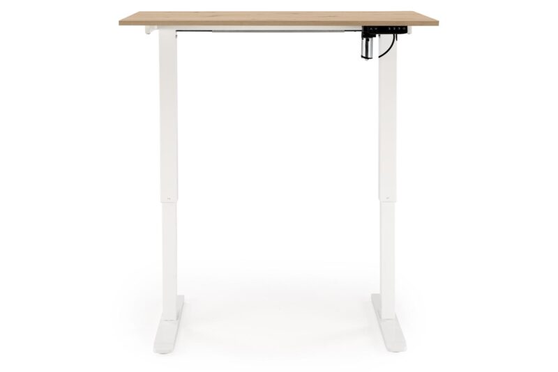 Säädettävä kirjoituspöytä ZAORA tammi / valkoinen