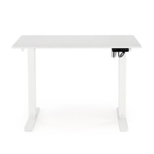 Säädettävä työpöytä ZAORA, valkoinen