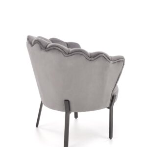 Nojatuoli ANSERO, harmaa / musta