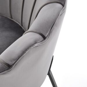 Nojatuoli ANSERO, harmaa / musta