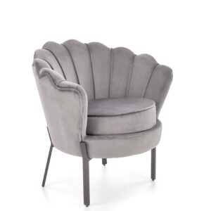 Nojatuoli ANSERO, harmaa / musta