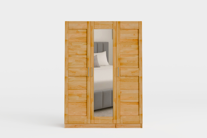 2_3-_1_ Tammi puusta valmistettu vaatekaappi TORONTO L