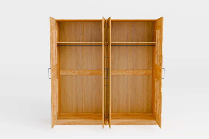 4d-_3_ Tammi-puinen kaappi TORONTO XL