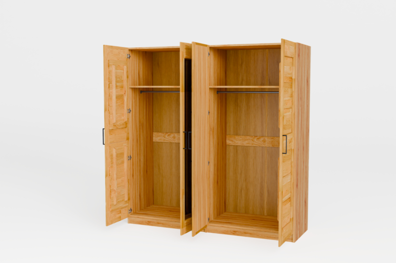 4d-_4_ Tammi-puinen kaappi TORONTO XL