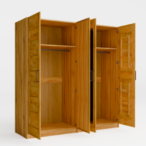 4d-_5_ Tammi-puinen kaappi TORONTO XL