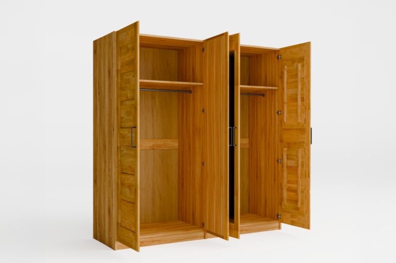 4d-_5_ Tammi-puinen kaappi TORONTO XL