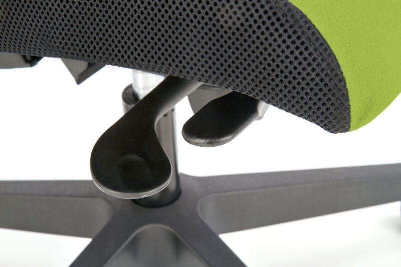 Työtuoli POLVOR, musta / vihreä