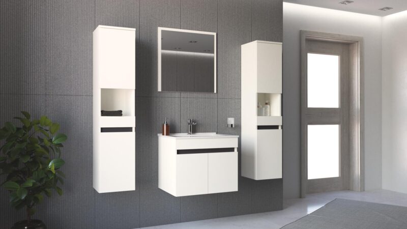 Pesualusta FIGARO 60, valkoinen