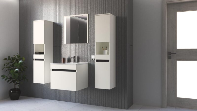 Pesualusta FIGARO 60, valkoinen