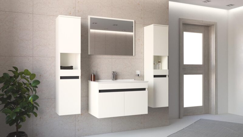 Allaskaappi FIGARO 80, valkoinen