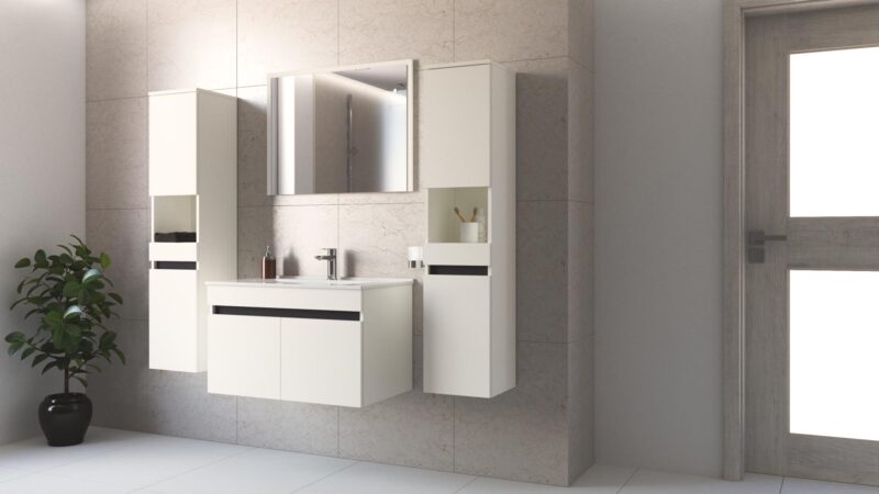 Allaskaappi FIGARO 80, valkoinen