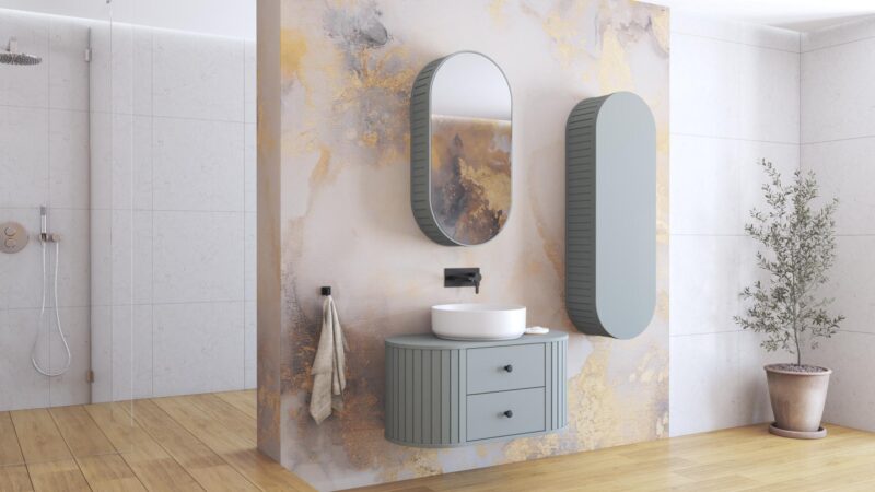 Peilikaappi VENEZIANO, fjord matt