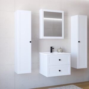 Peilikaappi TORETINO 60, valkoinen