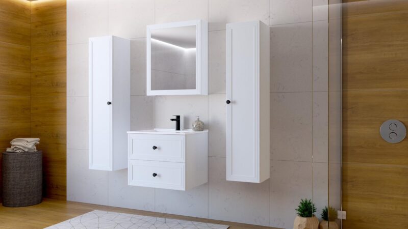 Peilikaappi TORETINO 60, valkoinen