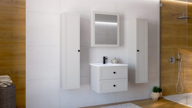 Peilikaappi TORETINO 60, kašmiiri