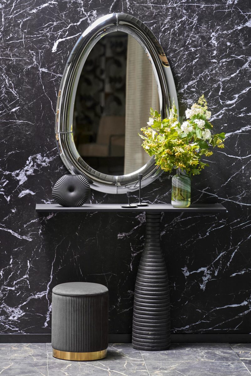 IVORY-peili, hopeinen