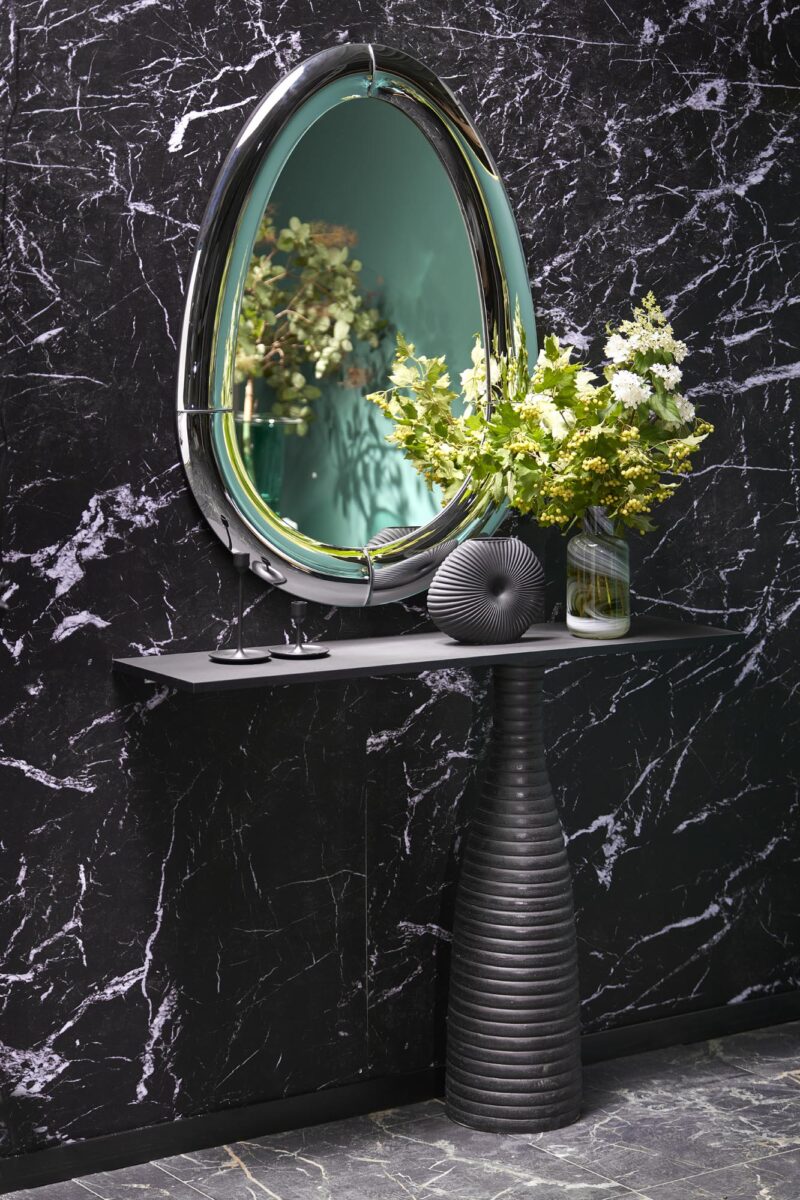 IVORY-peili, hopeinen