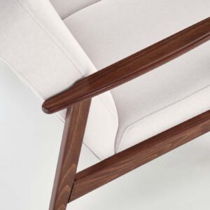 Sohva MILAVOR S, vaaleanbeige/tumma pähkinä