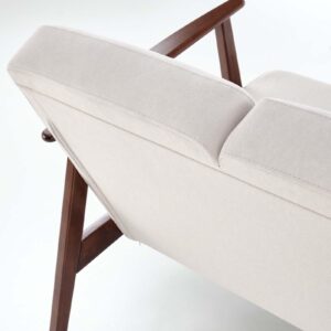 Sohva MILAVOR S, vaaleanbeige/tumma pähkinä