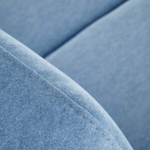 SOFFA MILAVOR 2S, sininen / tumma pähkinä