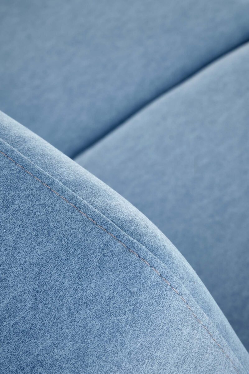 SOFFA MILAVOR 2S, sininen / tumma pähkinä