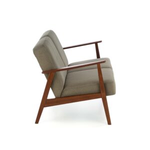 Sohva MILAVOR 2S, oliivi / tumma pähkinä