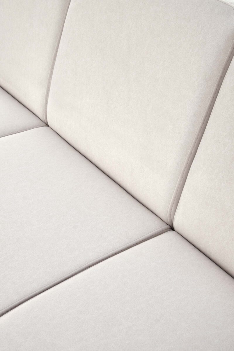 Sohva MILAVOR 3S vaaleanbeige/ tumma pähkinä