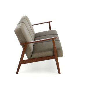 SOHVA MILAVOR 3S, oliivi / tumma pähkinä