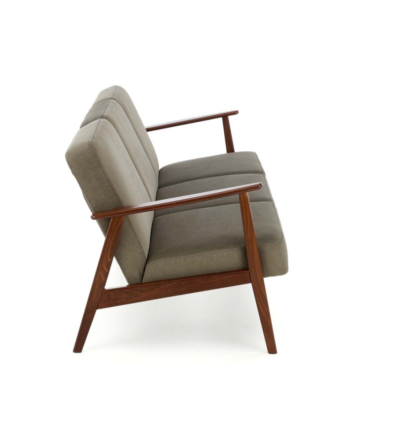 SOHVA MILAVOR 3S, oliivi / tumma pähkinä