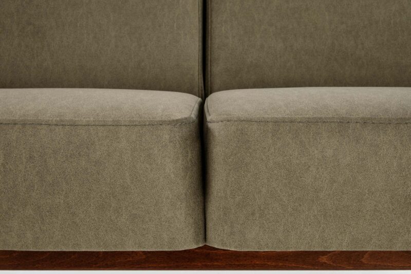 SOHVA MILAVOR 3S, oliivi / tumma pähkinä