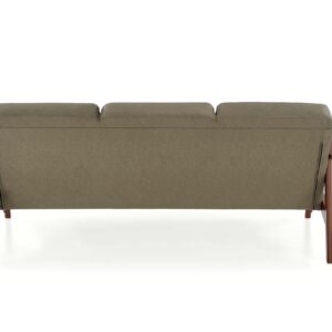 SOHVA MILAVOR 3S, oliivi / tumma pähkinä