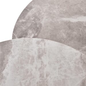 Kahvipöytä ITAKA, harmaa marmori / grafiitti