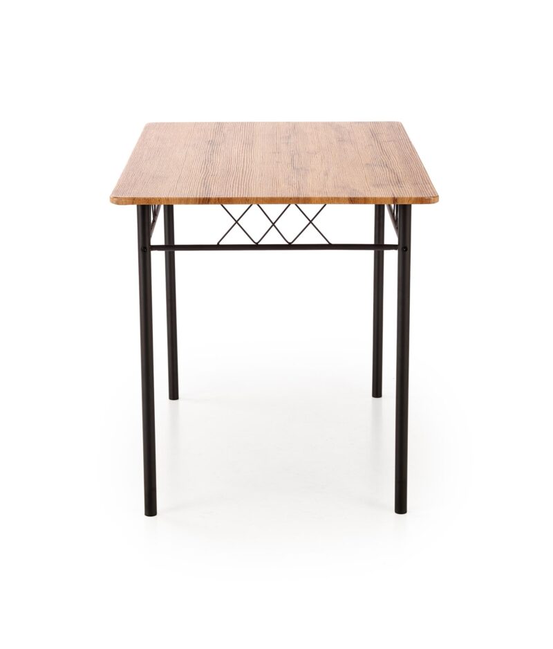 FAUST-setti, pöytä + 4 tuolia / luonnon tammi / musta