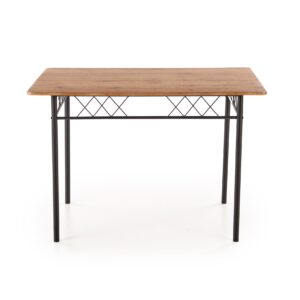 FAUST-setti, pöytä + 4 tuolia / luonnon tammi / musta