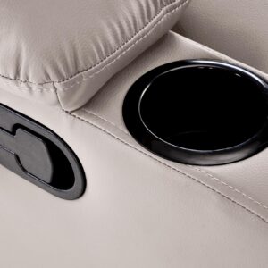 Nojatuoli PERU manuaalinen recliner, beige