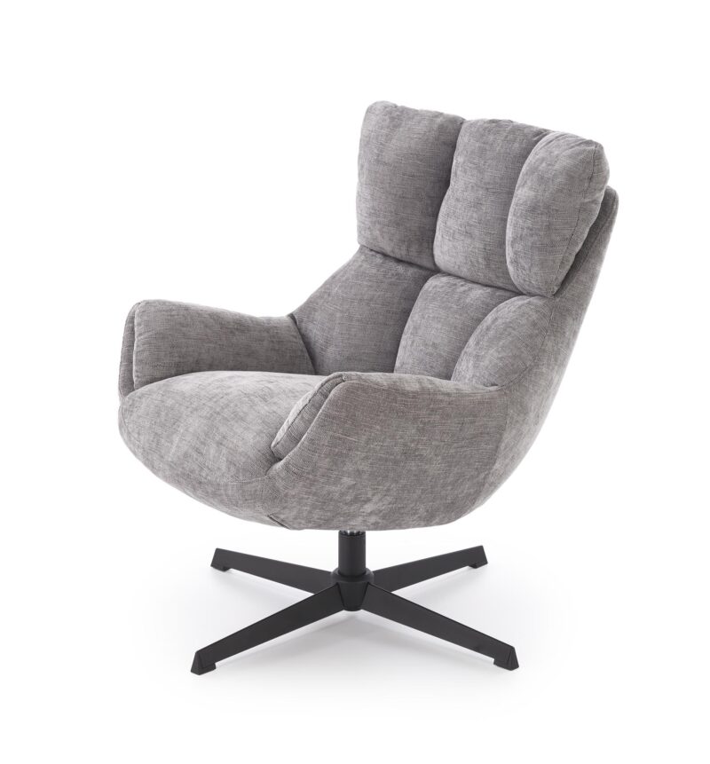Kääntyvä nojatuoli ORVIA, harmaa