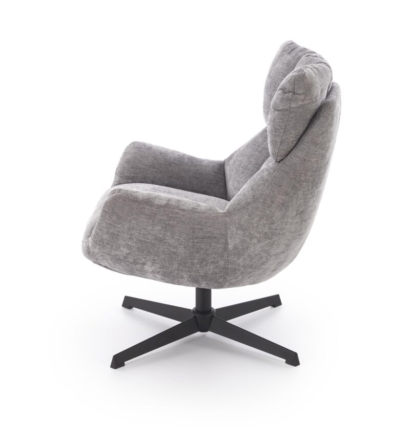 Kääntyvä nojatuoli ORVIA, harmaa