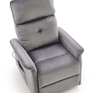 Nojatuoli SEMIIR 2 sähköinen nojatuoli + hieronta, harmaa